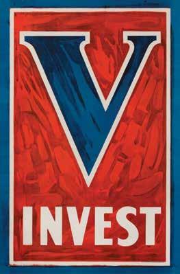 Profiles in History Historical Document Auction 63 257. WWI V Invest victory loan poster.