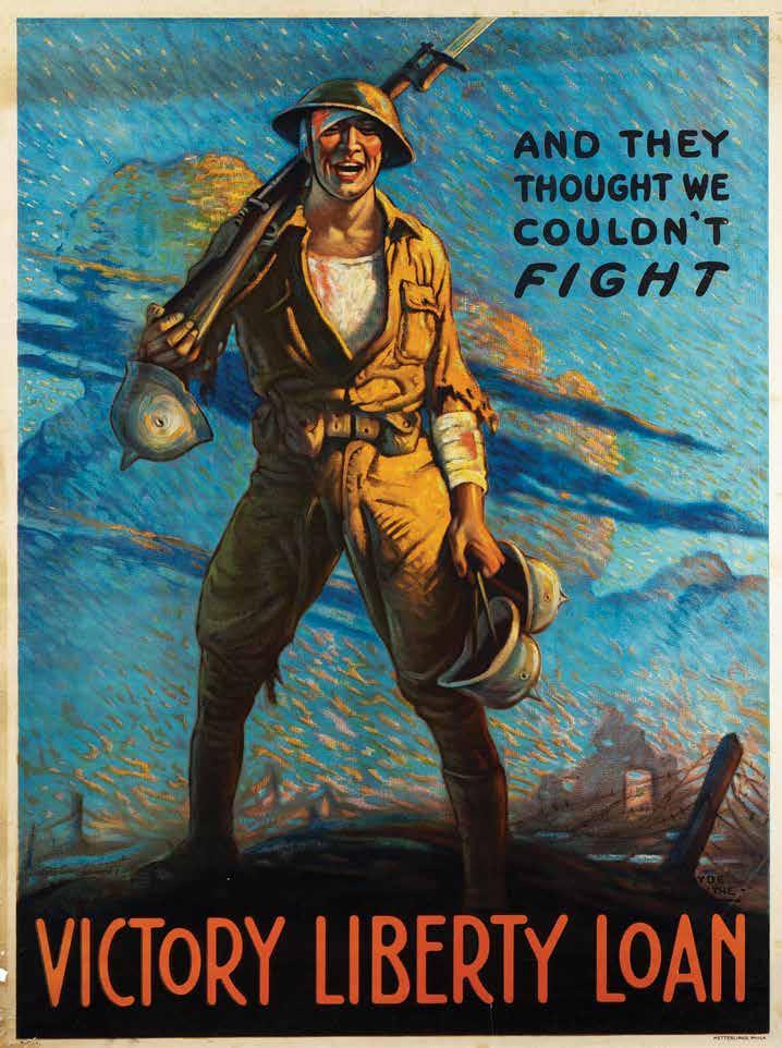 371. WWI And They Thought We Couldn t Fight Liberty bonds poster.