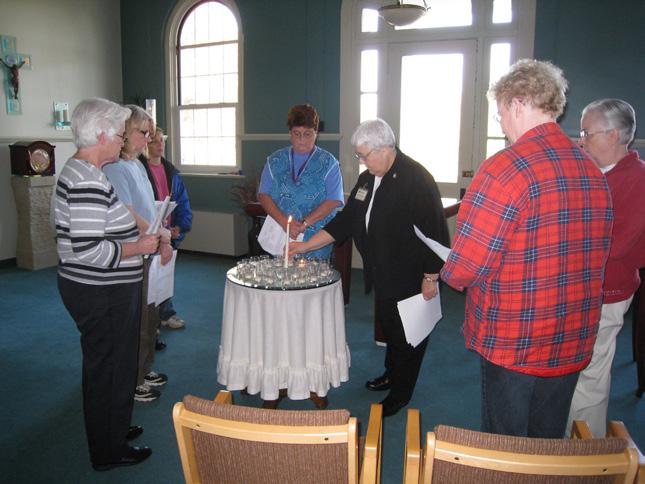 Eucharistic Liturgy. WOMEN S FALL RETREAT Directors: Sister Ann McGrew and Sister Marietta Wethington Date: Nov.