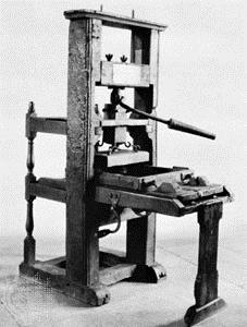 Printing Press Political/Religious Before this, books were copied word for word by hand. Took months or years to print 1 book!