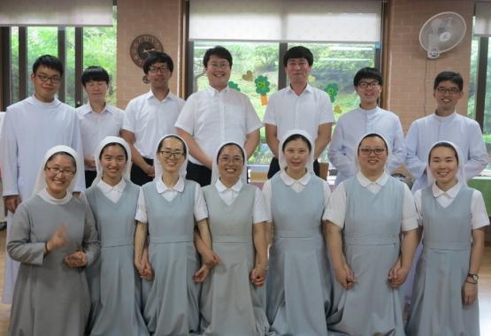The candidates and postulants and their Director of