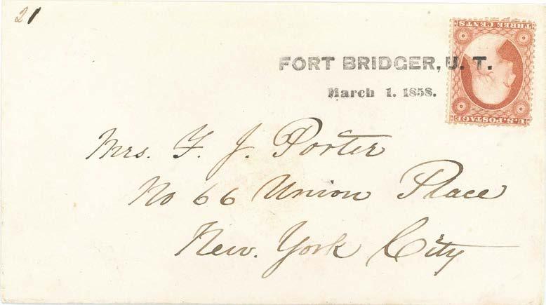 Utah-Missouri Contract Mail Miles Contract: October 1857 - March 1858 Stephen Miles was selected to complete Kimball s monthly contract for Route 8911, effective October 1, 1857 to June 30, 1858.