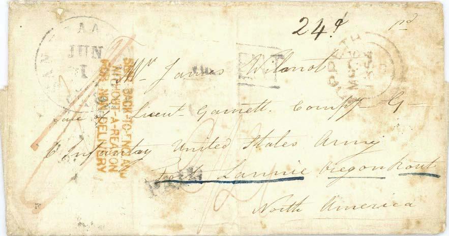 Utah-California Contract Mail 1 st Chorpenning Contract: May 1851 - June 1854 Lt.