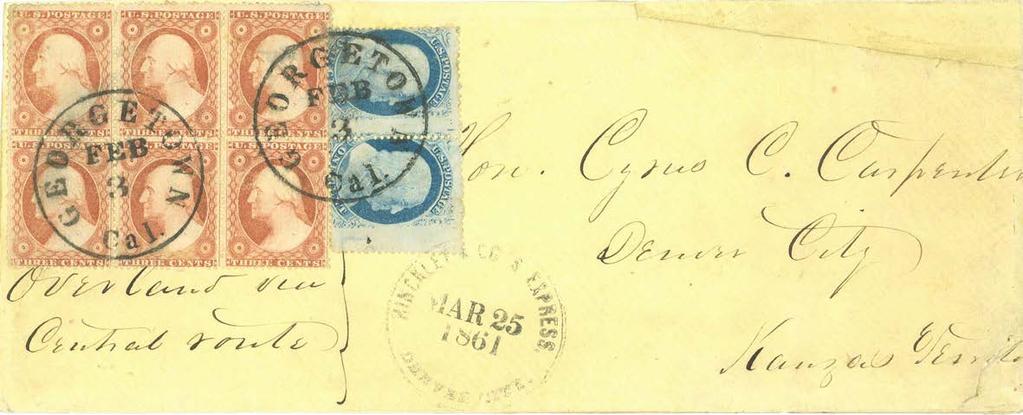Utah-California Contract Mail COCPPE Contract: June 1860 - June 1861 Chorpenning s 3 rd contract was annulled for non-performance, and the bi-weekly contract for Route 12801 between Placerville, CA