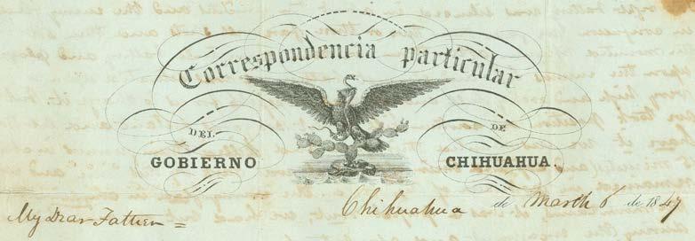 Datelined in Chihuahua on March 6, 1847 - from Lt.