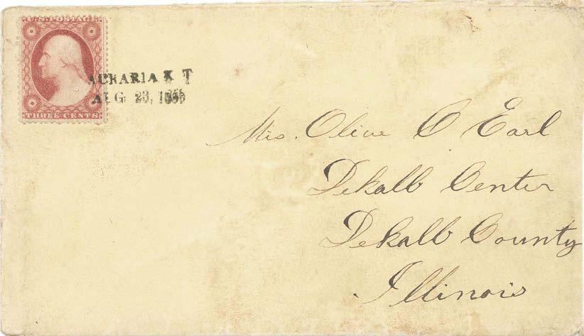 Colorado Contract Mail Willis Contract: July-August 1859 The Auraria postmaster contracted with Mr.