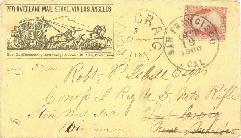 California Contract Mail Butterfield Contract: September 1858 - April 1861 Congress authorized a twice-weekly transcontinental overland mail between St.