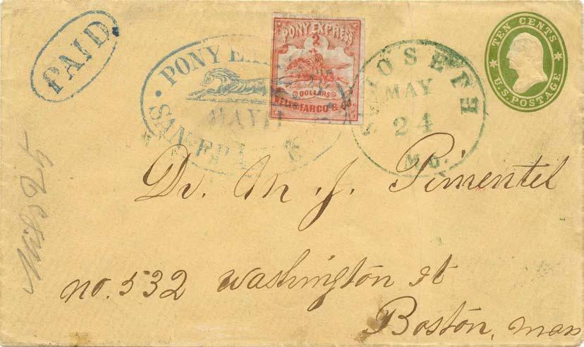 This transitional period began on April 1, 1861 (April 15 in the West) with a reduced rate of $2 per ½ ounce.
