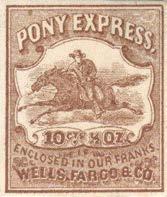 California Pre-Contract Mail Nevada Pony Express: August 1862 - March 1865 Wells Fargo introduced a daily pony express service between San Francisco and