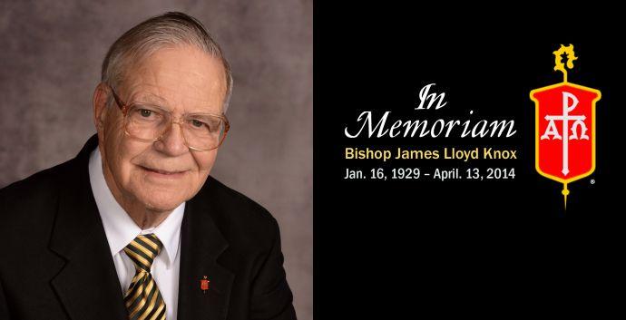 BISHOP JAMES LLOYD KNOX, who was known as a champion of mission, died at age 85 on April 13, 2014. Knox was born in Tampa in 1929. He was elected bishop in 1984 and served in the Birmingham, Ala.