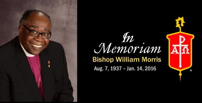 BISHOP WILLIAM WESLEY BILL MORRIS died Thursday morning, Jan. 14, 2016. Morris, who was 78, led the Alabama- West Florida Episcopal Area from 1992 to 2000.