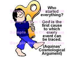 1. God Is Revealed Thru Nature Cosmological argument