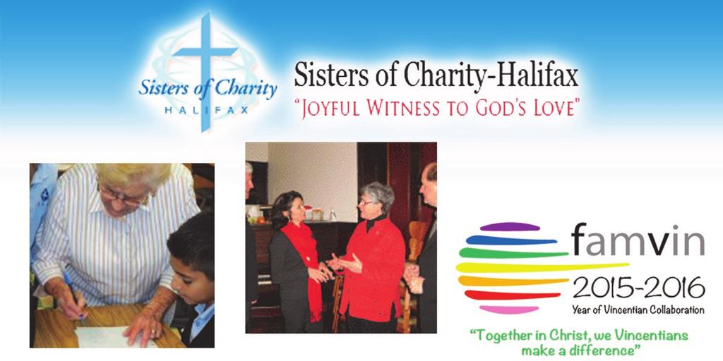 The members of the Sisters of Charity, Halifax and their Associates will be attending the 12 Mass today.