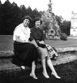 Marian Roth and Beverly Bekker, May 10, 1952,