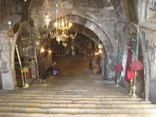 (47) leads into the cruciform underground church.