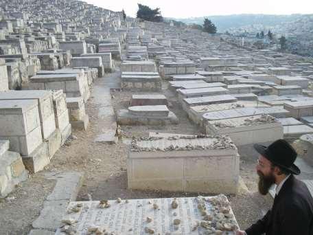 Jewish Cemetery -- The Kidron Valley separates the Old City from the Mount of Olives.