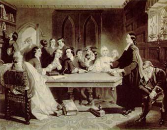 Figure 5.1 "The Holy Club" engraving by S. Bellin When those who are different are appointed, congregants are often uncomfortable.