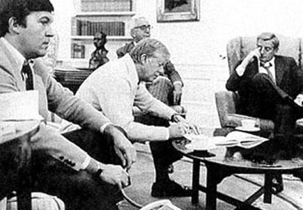 Now the clock was ticking inexorably toward the last moment of Carter s time in office. He would later say that in those last weeks, the return of the hostages was almost an obsession with him.