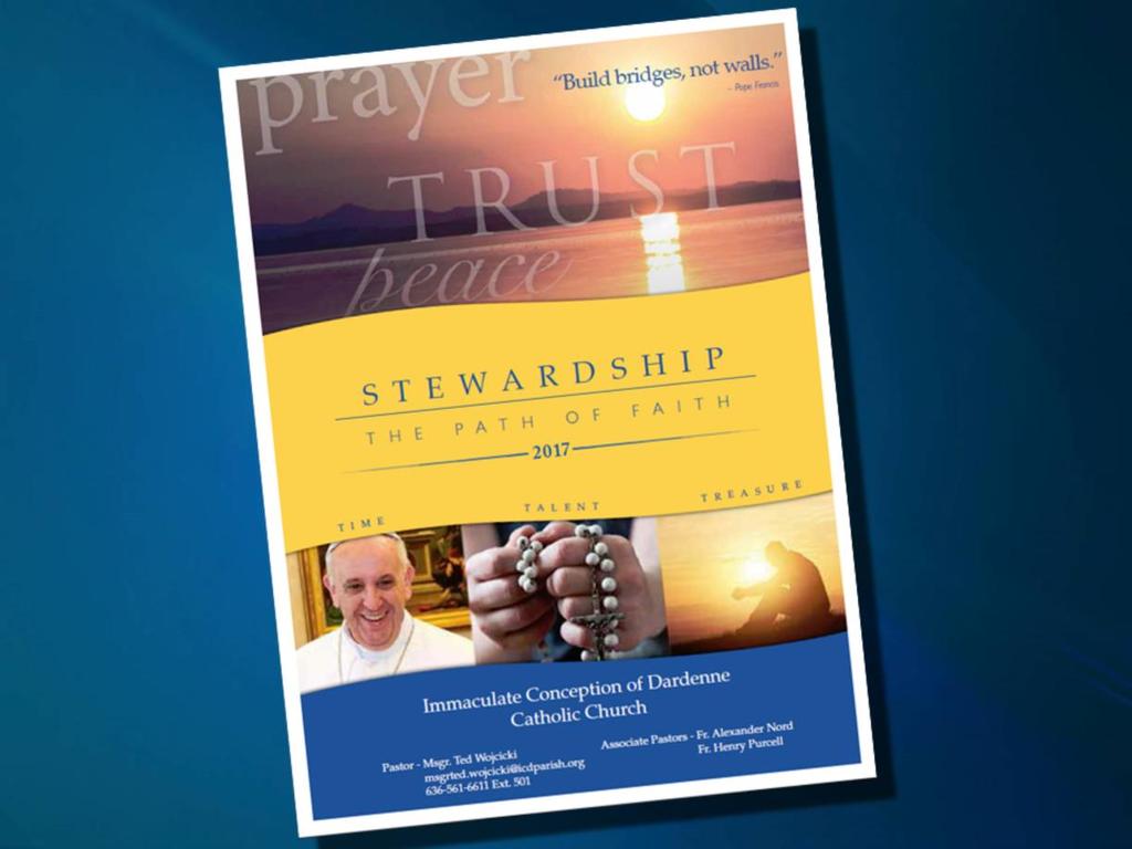 One of the resources our parish provides to assist us all as we discern the best way to place our time and talents at the service of our parish family is our Time and Talent brochure which describes