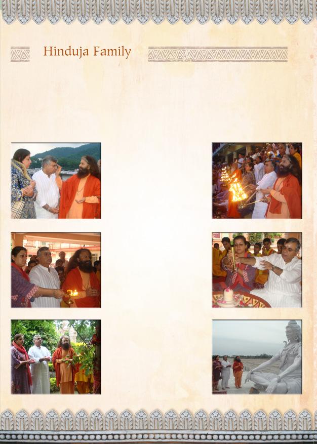 In July, Shri Ashok Hindujaji and his wife Smt. Harshaji came to Parmarth. The Hinduja family is very close to Pujya Swamiji and all four brothers regularly come to this sacred land.