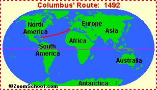 Q93 Age of Exploration Christopher Columbus tried to find yet another path to