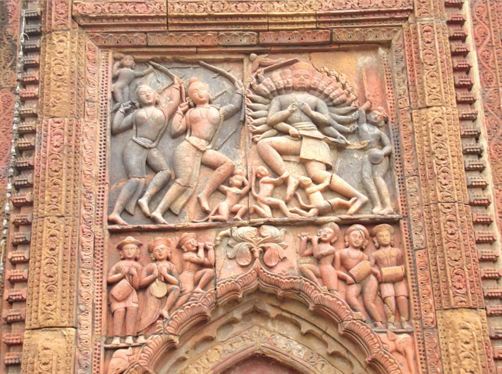 Ramleela is the main cultural exposure of Hindi Ramayana.