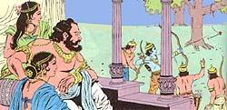 PURUSHA - PRAKRITI King Dasharatha with Eight