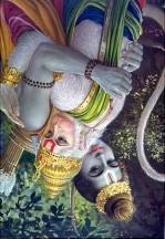People began to run, creating chaos and hideous cries. He did not spare any place except Ashokavatika. He made sure that Sita was safe. Hanuman did his pranams to Sita and left Lanka.