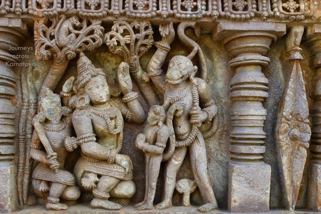 Rama meets Sugriva: 1170 Sculpture,
