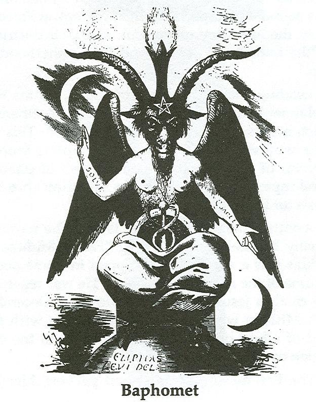 Baphomet and the Blazing Star Albert Pike further wrote that Satan is not a person, but a Force, created for good, but which may serve for evil. It is the instrument of Liberty or Free Will.