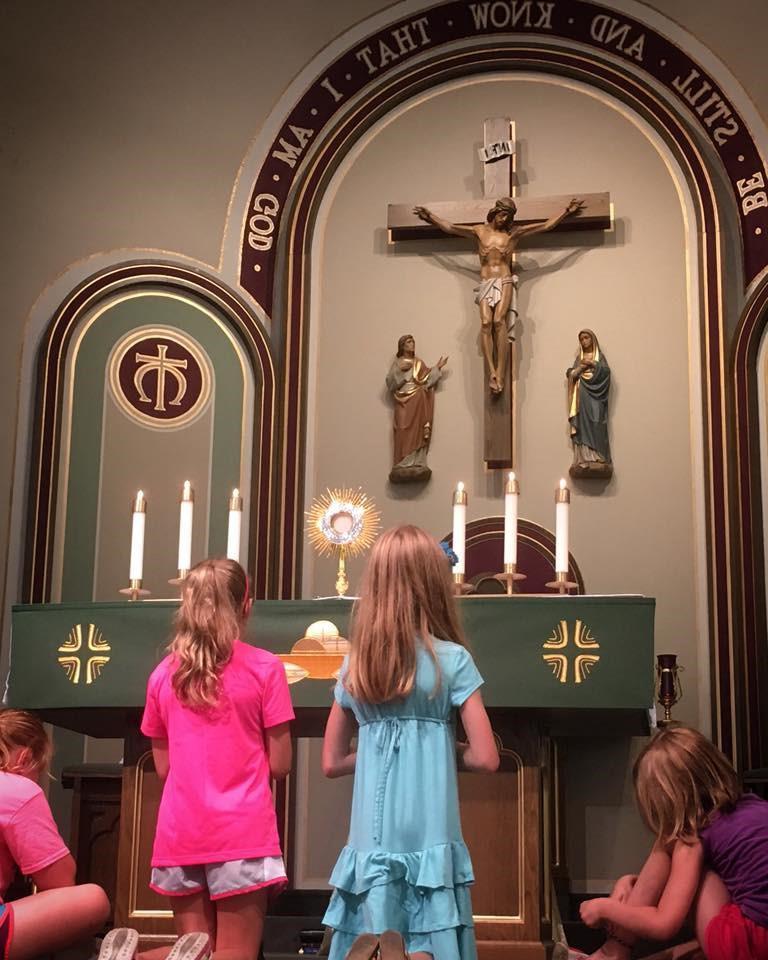 The oldest students will be sent to Confession on Monday and younger grades as the week progresses.