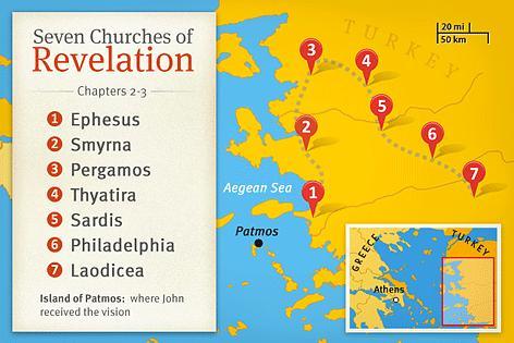 Revelation study #2 JESUS STANDING AMONG THE CHURCHES (CHAPTERS 2-3) This week I started a series of messages from the book of Revelation.