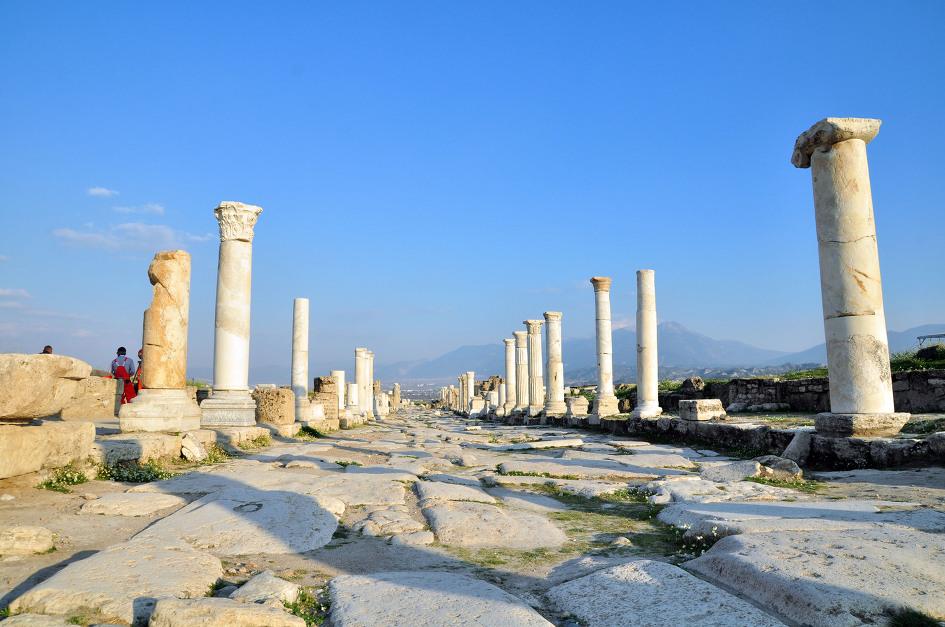 The city of Laodicea was a center of transportation and commerce at the time.