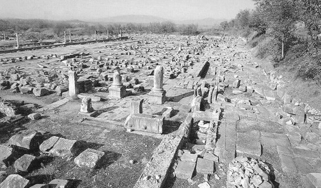 Ruins of the Agora at Philippi.