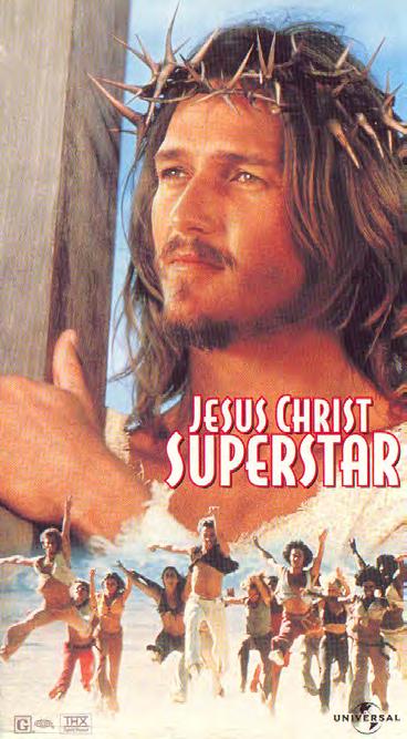 Jesus Christ Superstar Rock opera (1971) & film (1973) by Andrew Lloyd-Weber & Tim Rice The Plot: Jesus is a superstar religious guru, but his fame goes to his head.