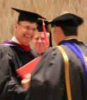 Commencement Marks Clo 1. 2. 3. 4. 1. The CTSFW community gathers for the closing of the 170th Academic Year. 2. Rev. James Gier smiles as he receives his S.T.M. degree. 3. Dr.