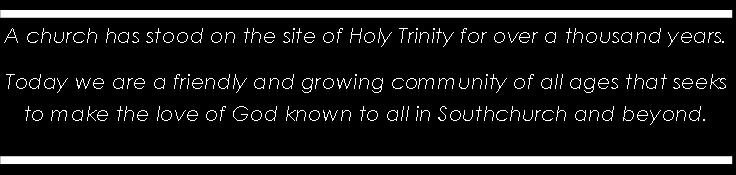 Holy Trinity Southchurch Parish