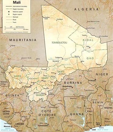 45 Mali Map. The Geographic Guide. Website. <www.geographicguide.