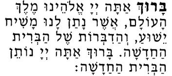 12 Blessing Prior to Ketuvei HaShelichim Reading Baruch Atah ADONAI Eloheynu Melekh ha olam Asher natan lanu Mashiach Yeshua V had-varim shel ha-b rit ha-chadasha.