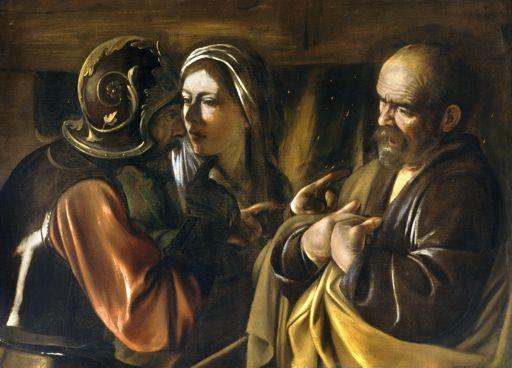 Caravaggio. The Denial of St.