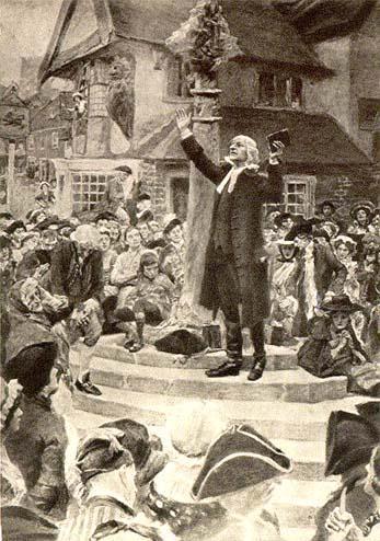 1739 Joins Whitefield s Revivals John Wesley was invited by his friend George Whitefield to come to the city of