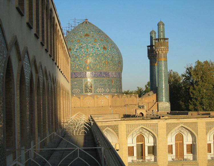 Sacred Landscapes of Islam Muslim Mosques Dome of this mosque in Isfahan,