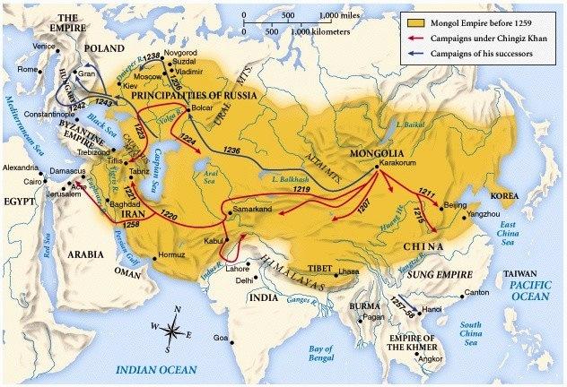 Often they traded peacefully with one another. But sometimes the nomads attacked the villages and took what they wanted by force. A nomadic group, called the Mongols, became very powerful. 1.