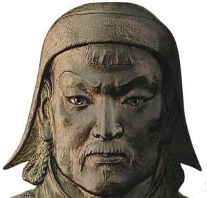 In 1206, he took the title Genghis Khan. This means universal ruler. Over the next 21 years, he ruled the Mongols. They conquered much of Central Asia, including parts of China.