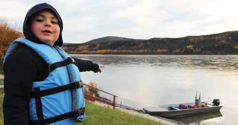 Part 1 The Trip to Moosehide Village Hi, my name is Presley Hähke Isaac Lindgren-Woods. I live in Dawson City.