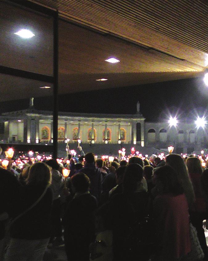 May 12 Vigil awaiting Our Lady of Fatima with hundreds of thousands of pilgrims holding candles. A sight to behold. adultery because this would be more than they can give.