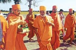 Whenever he visited Jamnagar his discourses at Ramjibhai Mavadiya s house resonated with the Akshar-Purushottam principle propagated by Bhagwan Swaminarayan.