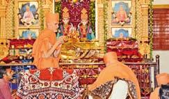 On 12 February 2014, Pujya Ghanshyamcharan Swami consecrated the murtis in the new mandir. Boriya, Near Kandorda, District: Rajkot 18-19 February 2014 was held from Khanda village to Bhavada.