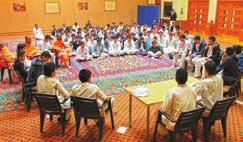 Drawing upon the inspirational qualities of Nilkanth Varni, the shibir guided the students on how his special qualities could be applied by modern-day youths in their personal and academic lives.