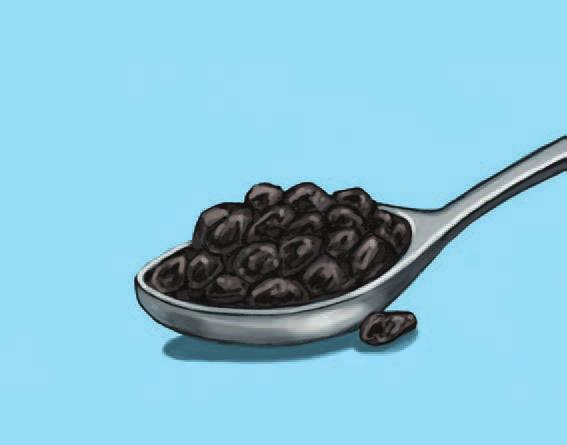 a teaspoon of raisins 5